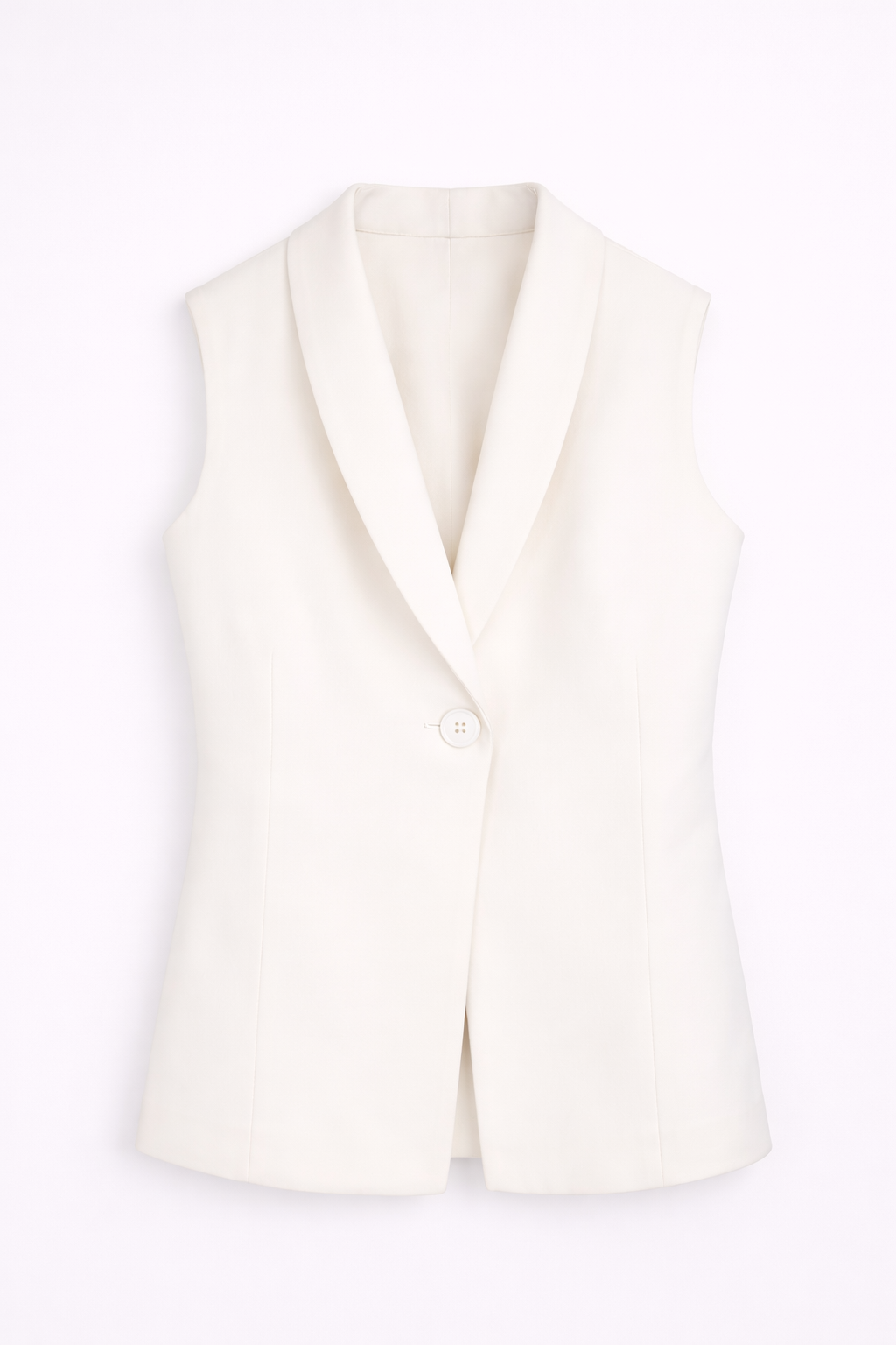 Kayan Luxe Vest in White