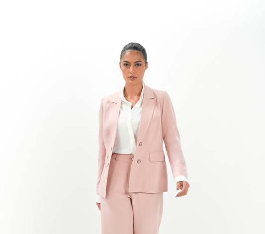 Kayan Power Suit in Blush