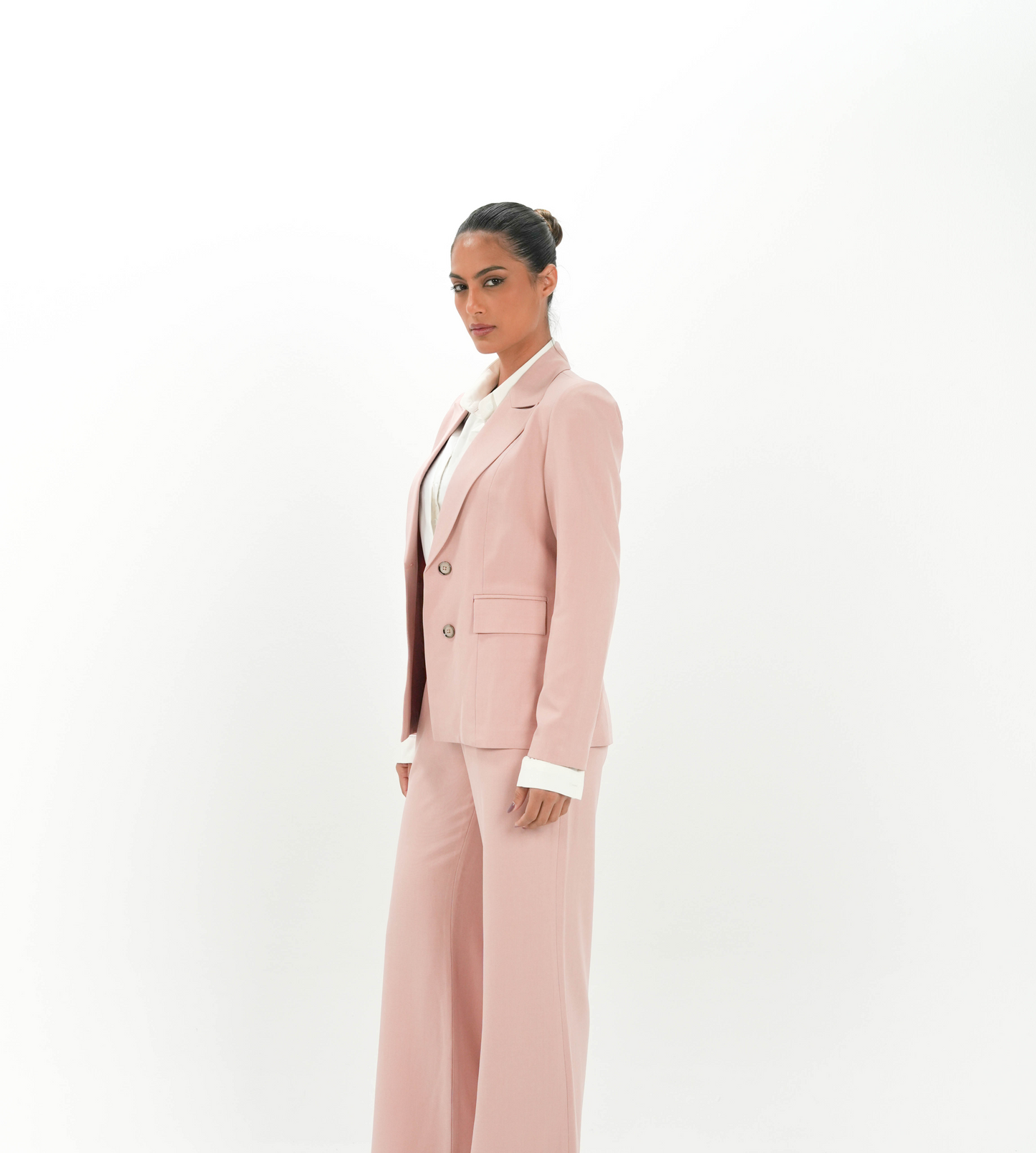 Kayan Power Suit in Blush