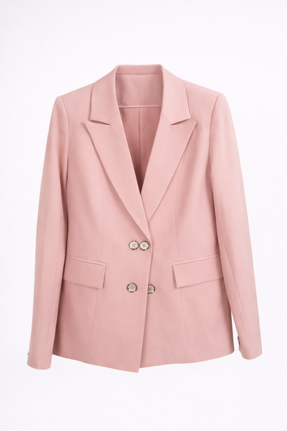 Kayan Power Blazer in Blush