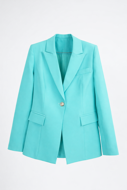 Kayan Power Blazer in Turquoise