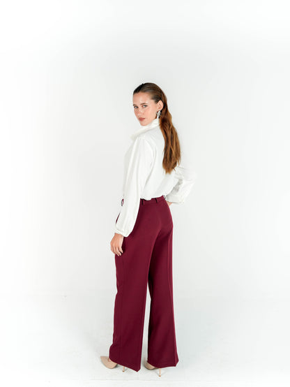Kayan Flow Pants in Maroon