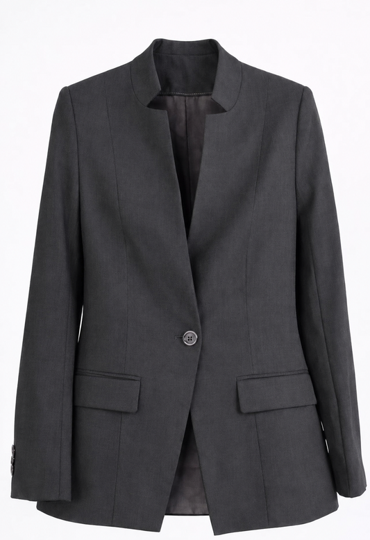 Kayan Power Blazer in Charcoal