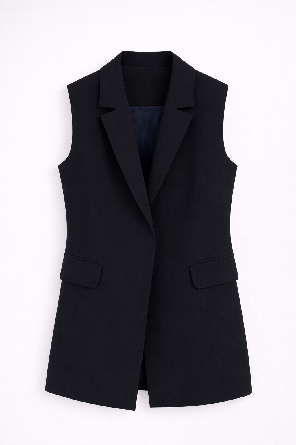Kayan Sharp Vest in Noir
