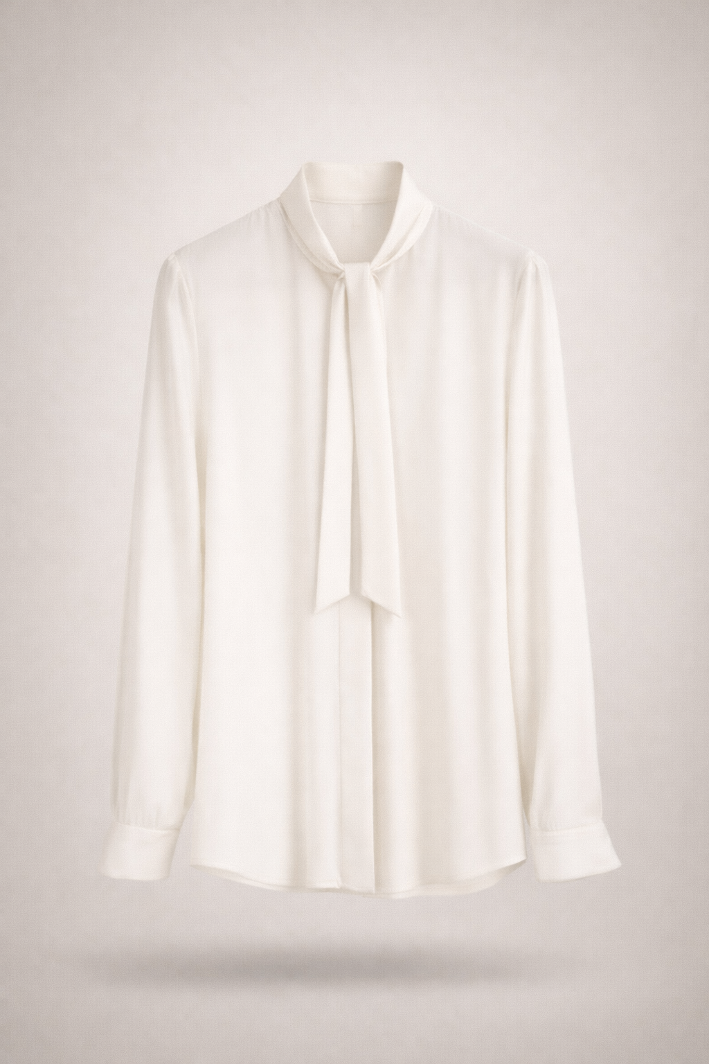 Kayan Tie-Neck Blouse in Off-white