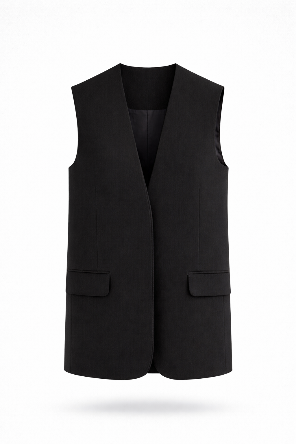 Kayan Vest Ensemble in Black