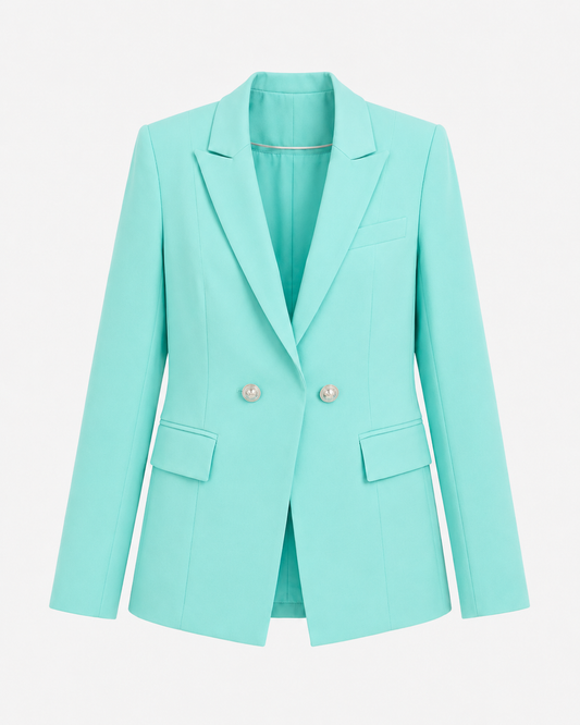 Kayan two buttons Blazer in Mint