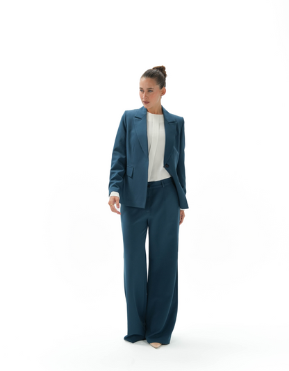 Kayan Tailored Suit in Teal