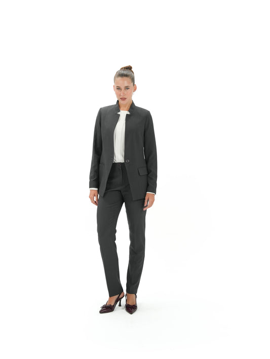 Kayan Power Suit in Charcoal