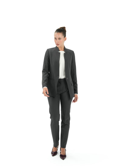 Kayan Power Suit in Charcoal