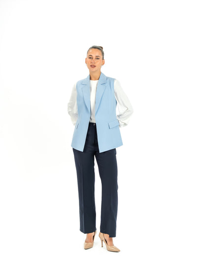 Kayan Edge Vest in Ice Blue
