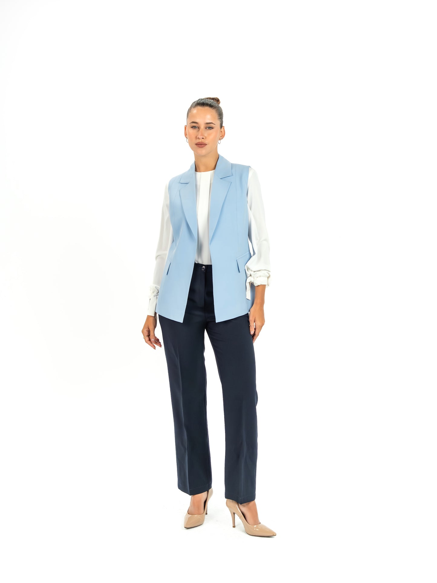 Kayan Edge Vest in Ice Blue