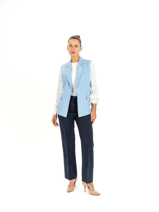 Kayan Edge Vest in Ice Blue