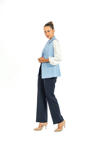 Kayan Edge Vest in Ice Blue