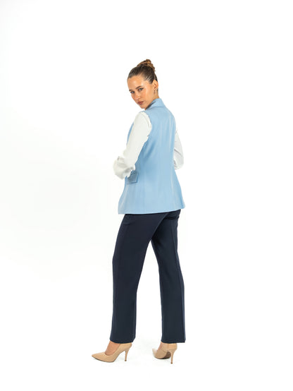 Kayan Edge Vest in Ice Blue