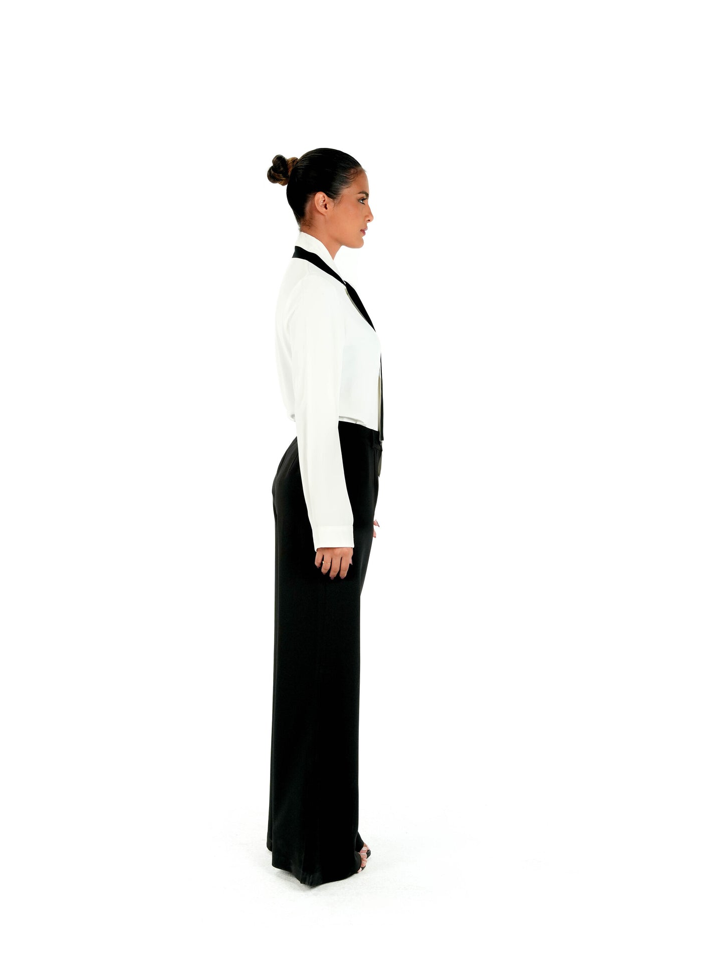 Kayan Tie Blouse in White
