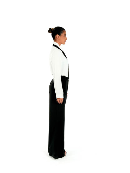 Kayan Tie Blouse in White