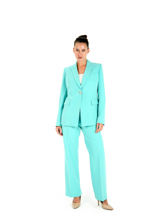 Kayan Power Suit in Turquoise