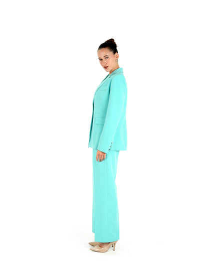 Kayan Power Blazer in Turquoise
